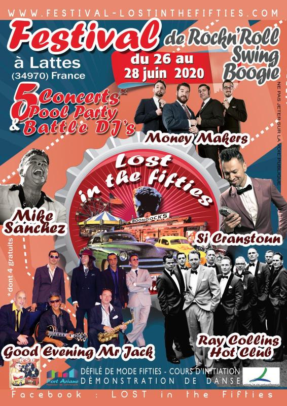 Festival international Lost in the Fifties à Port Ariane (Lattes) - Festival reporté les 25, 26 et 27 juin 2021