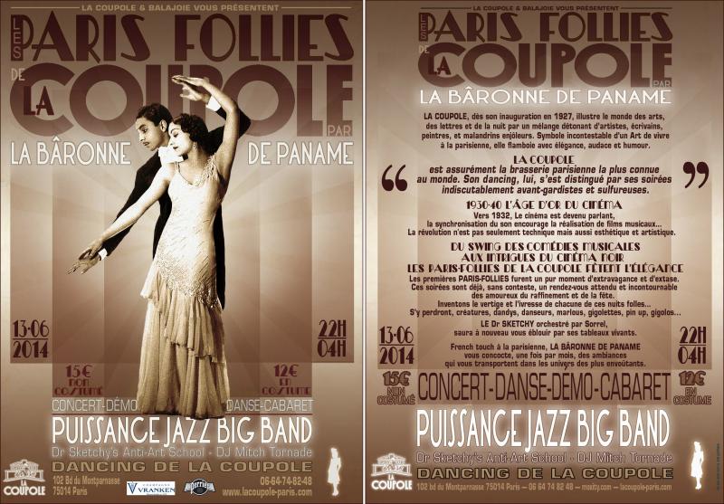 ***LES PARIS-FOLLIES DE LA COUPOLE / LE RETOUR DES NUITS FESTIVES DANS LE PLUS MYTHIQUE DES DANCINGS***