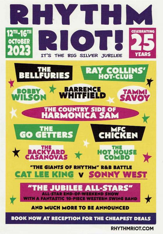 25ème Festival Rhythm Riot à Camber - England