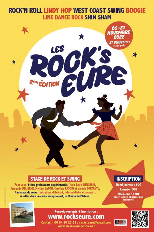 ROCK'S EURE : stage Rock & Swing près de Chartres + Soirées dansantes
